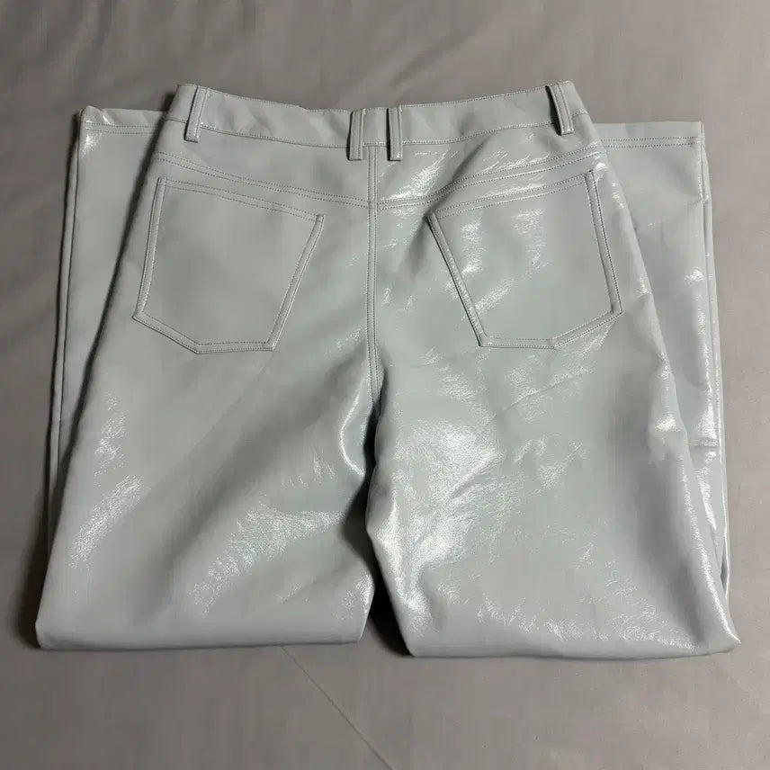 [BUNJANG] Entire Studios Wet Leather Wide Pants / (M) 엔타이어스튜디오 WET 레더 팬츠 와이드