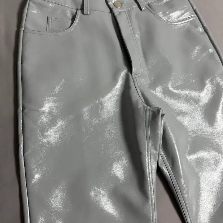 [BUNJANG] Entire Studios Wet Leather Wide Pants / (M) 엔타이어스튜디오 WET 레더 팬츠 와이드
