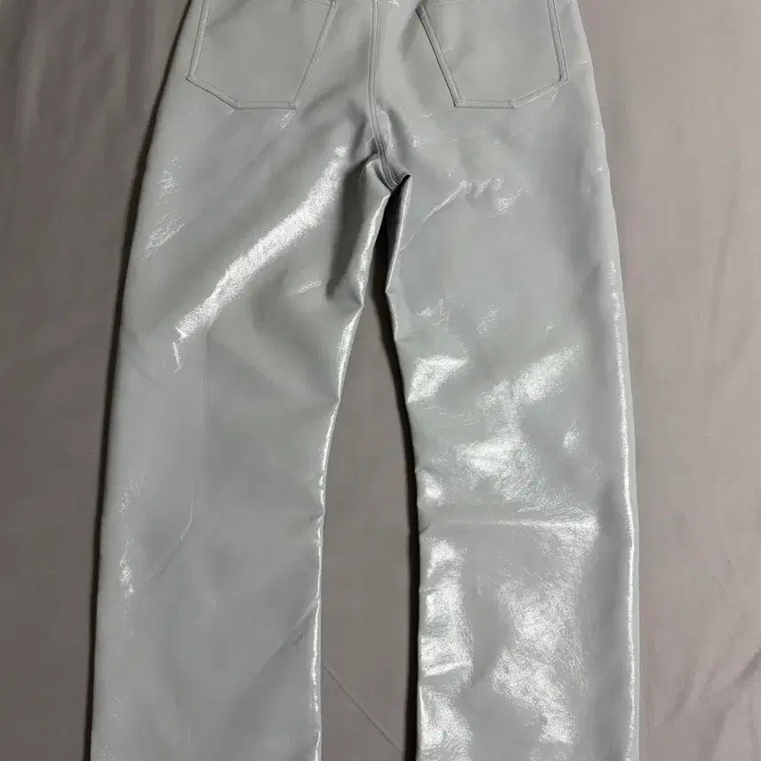 [BUNJANG] Entire Studios Wet Leather Wide Pants / (M) 엔타이어스튜디오 WET 레더 팬츠 와이드