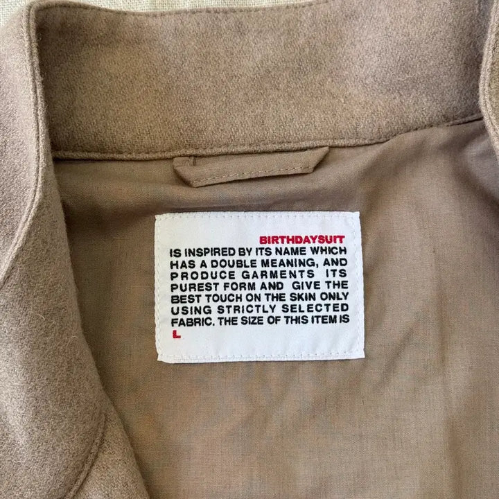 [BUNJANG] 벌스데이수트 베이지 울 헤링턴 자켓 L / 벌스데이수트 베이지 울 헤링턴 자켓 L