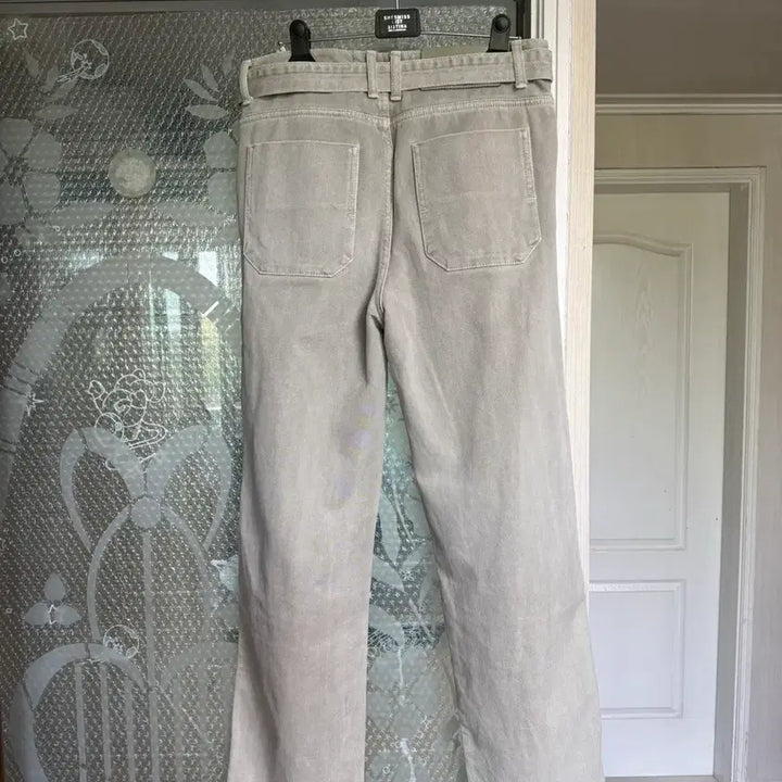 [BUNJANG] Sotte.r Cayenne One-Pleat Tailored Belted Denim Pants / 세터 카이엔 원턱 테일러드 벨티드 데님