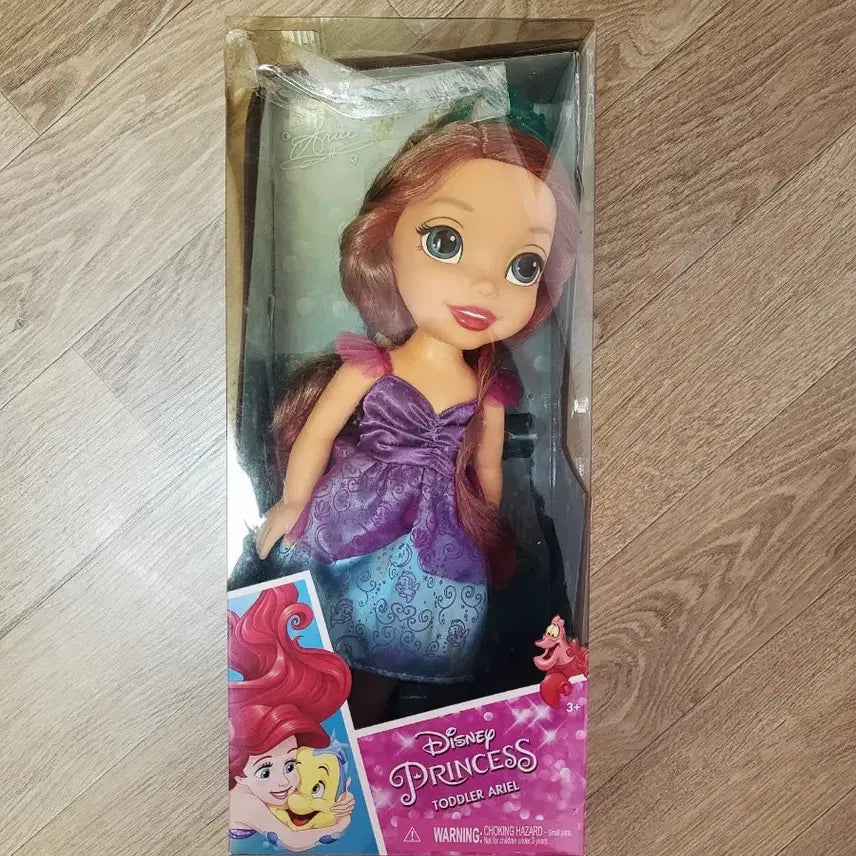 [BUNJANG] Disney Princess Ariel Baby Doll (Sealed) with Crown / 미개봉 베이비돌 인어공주인형 디즈니 왕관