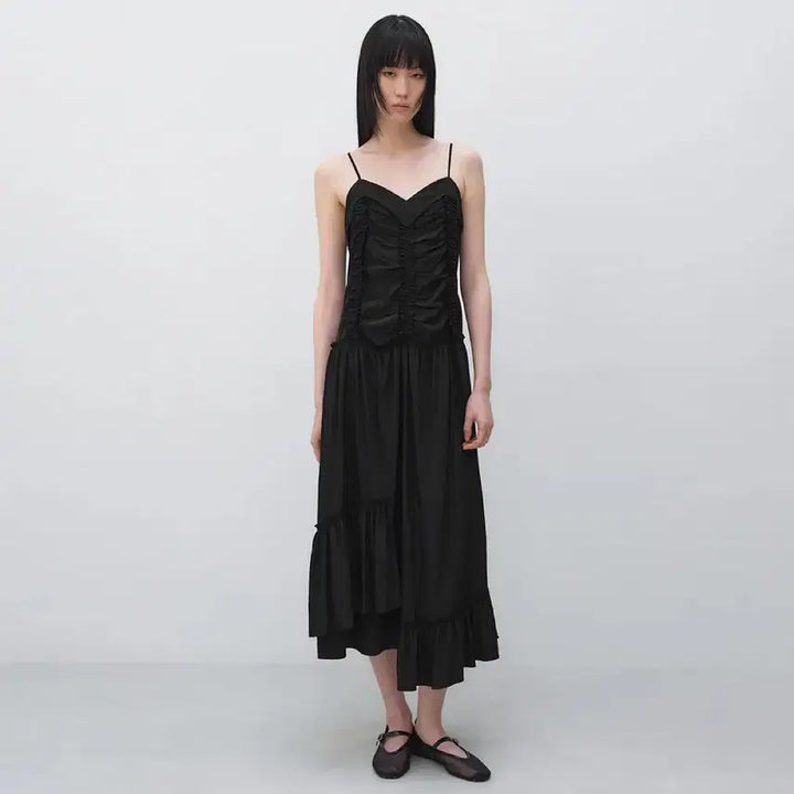 [BUNJANG] In Silence Black One-Piece Dress / 인사일런스 원피스 블랙