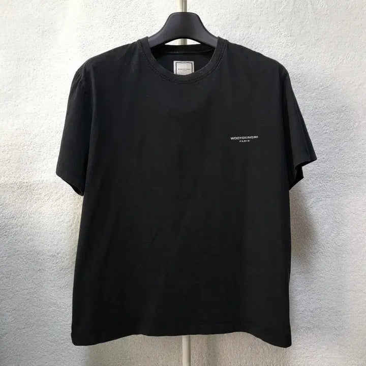 [BUNJANG] Wooyoungmi Flower Back Logo T-Shirt / [발색] 48 / 21SS 우영미 플라워 백로고 반팔티
