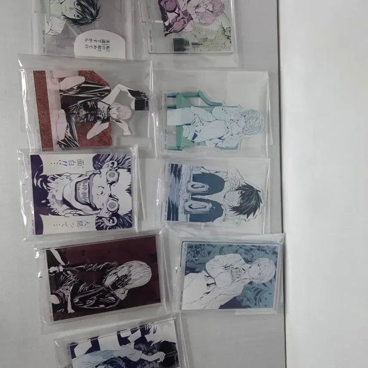 [BUNJANG] Death Note Acrylic Stand Bundle Set / 데스노트 쿠지 아크릴 스탠드 9종 일괄
