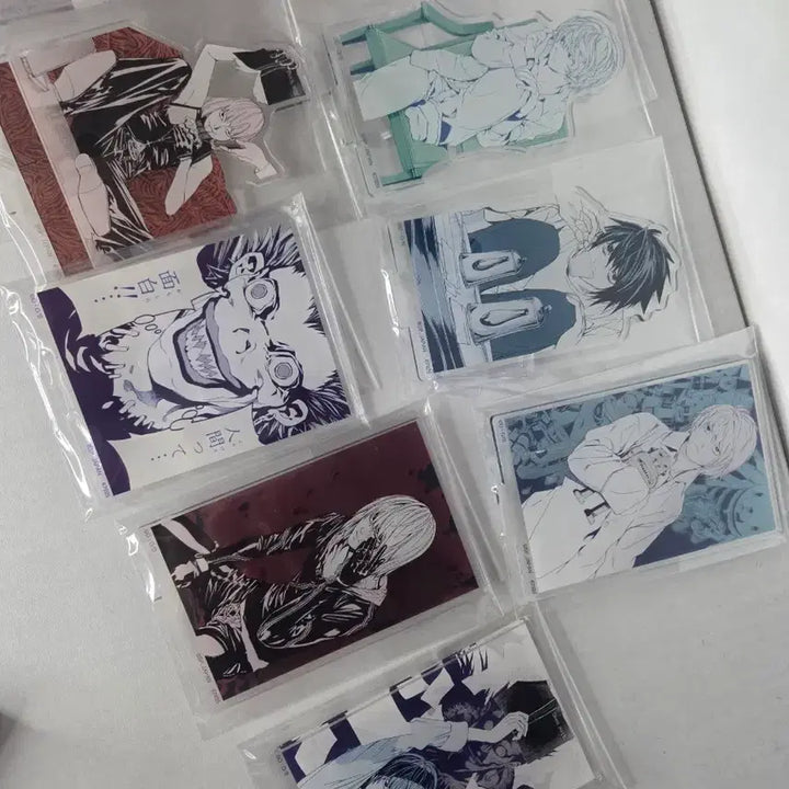 [BUNJANG] Death Note Acrylic Stand Bundle Set / 데스노트 쿠지 아크릴 스탠드 9종 일괄