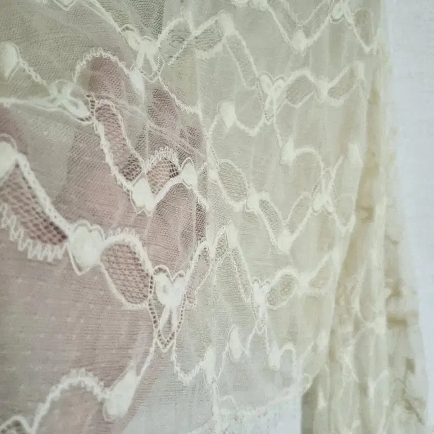 [BUNJANG] CIDER Crop Lace Cardigan / [새상품]CIDER 크롭 레이스가디건