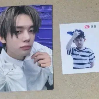 [BUNJANG] TXT Yeonjun The Name Chapter: FREEFALL Show Lucky Draw Photocard + Sticker Bundle Set / 투바투 연준 가시잠바 공방포카 띠부씰 일괄 하하더공방포카TXT