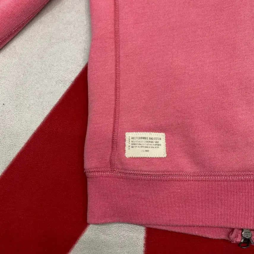 [BUNJANG] Abercrombie Pink Hoodie Zip-up (Women&