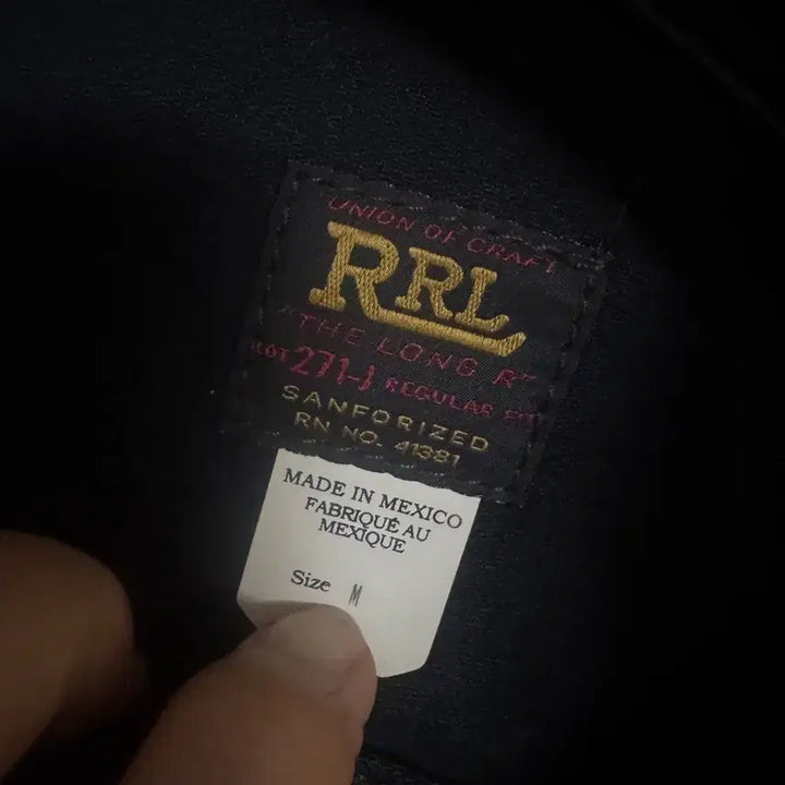 [SOLD OUT] RRL lots271 블랙M 멕시코