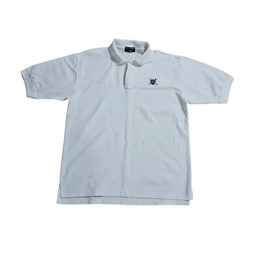 [BUNJANG] Polo Sport White Short Sleeve Polo Shirt / 폴로스포츠 화이트 반팔카라티