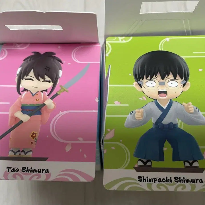 [BUNJANG] Popmart Gintama Shinpachi Tae Figure Bundle Set / 은혼 팝마트 신파치 타에 미개봉 피규어 일괄