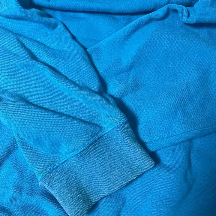 [BUNJANG] Wooyoungmi Back Logo Hoodie Blue / [50]우영미 백로고 후드 블루