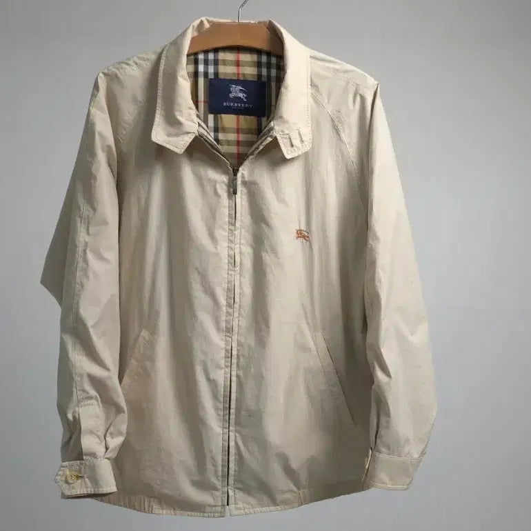 [BUNJANG] Burberry London Harrington Jacket Windbreaker 100 / 버버리 런던 정품 블루종 해링턴 자켓 바람막이 항공 점퍼 100