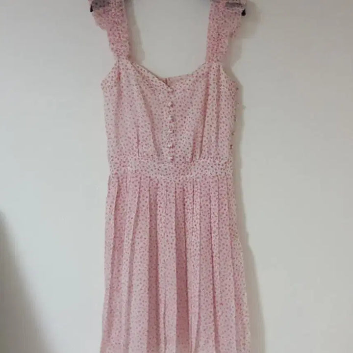 [BUNJANG] Chiffon Pleated Mini Dress / 쉬폰 플리츠 원피스(44~55)