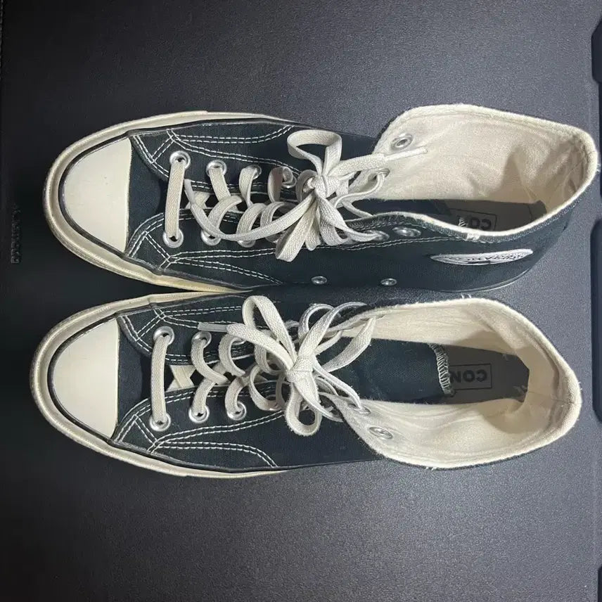[BUNJANG] Converse Chuck 70 High Black Sneakers / 컨버스 척 70 하이 블랙