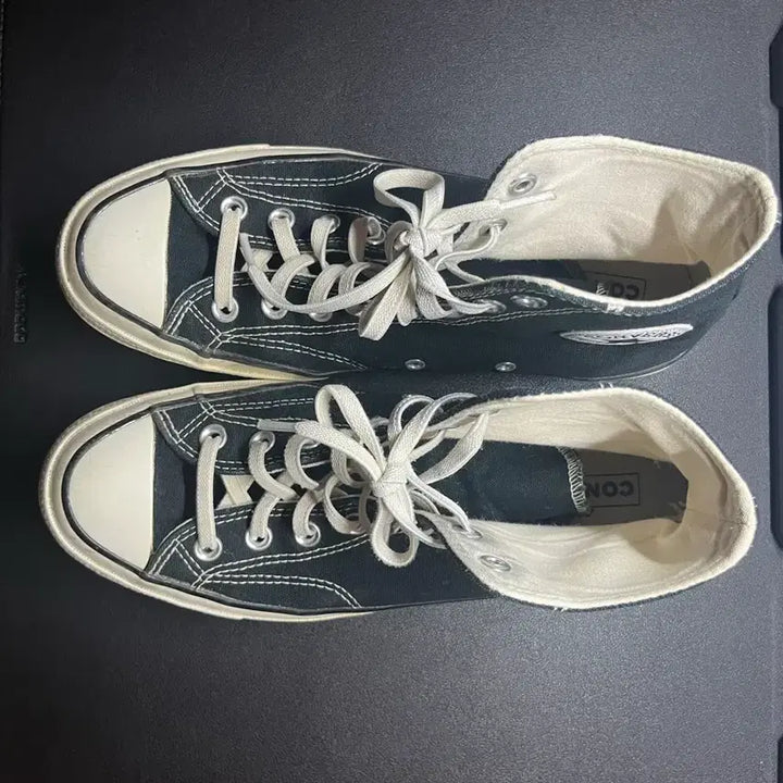 [BUNJANG] Converse Chuck 70 High Black Sneakers / 컨버스 척 70 하이 블랙