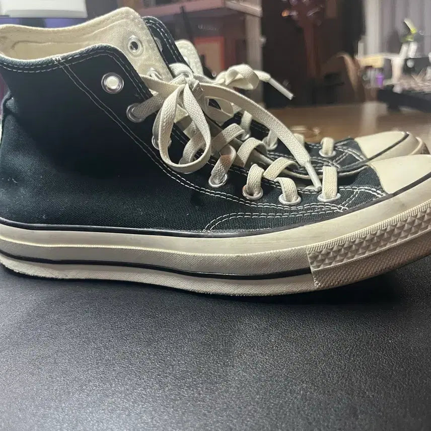 [BUNJANG] Converse Chuck 70 High Black Sneakers / 컨버스 척 70 하이 블랙
