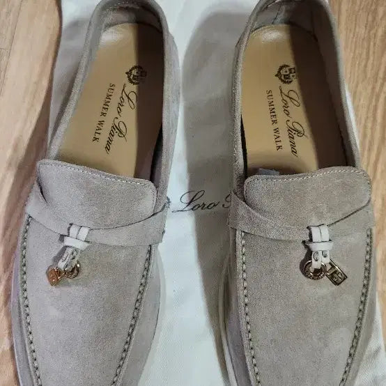 [BUNJANG] Loro Piana Summer Walk Sandstone Loafer Sneakers / (37.5/245)로로피아나 썸머워크 샌드스톤 로로피아나로퍼 스니커즈