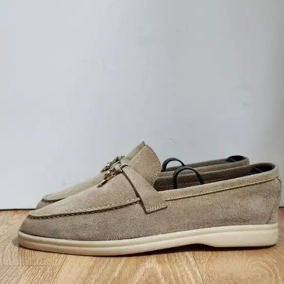 [BUNJANG] Loro Piana Summer Walk Sandstone Loafer Sneakers / (37.5/245)로로피아나 썸머워크 샌드스톤 로로피아나로퍼 스니커즈