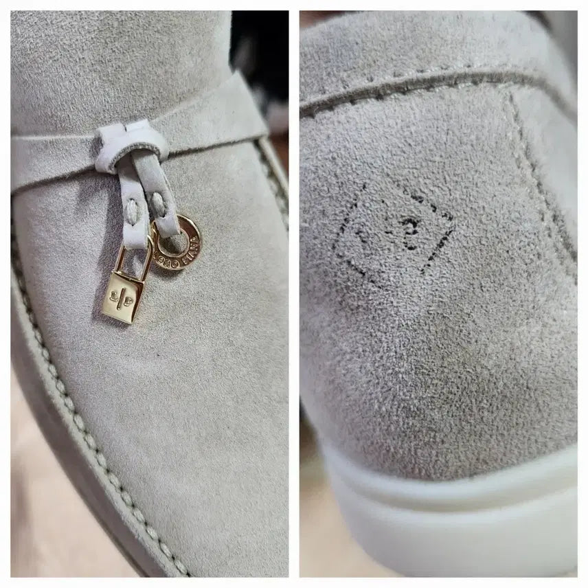 [BUNJANG] Loro Piana Summer Walk Sandstone Loafer Sneakers / (37.5/245)로로피아나 썸머워크 샌드스톤 로로피아나로퍼 스니커즈
