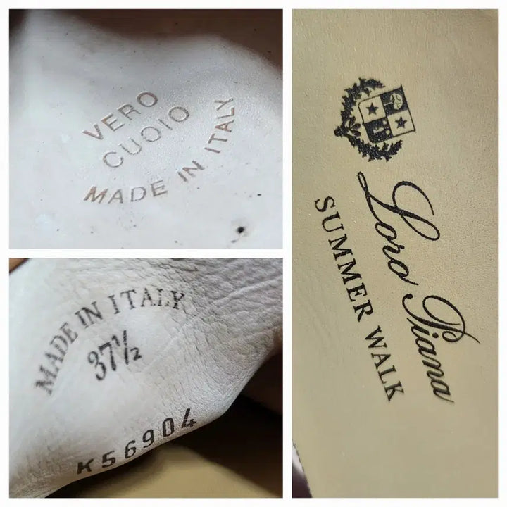 [BUNJANG] Loro Piana Summer Walk Sandstone Loafer Sneakers / (37.5/245)로로피아나 썸머워크 샌드스톤 로로피아나로퍼 스니커즈