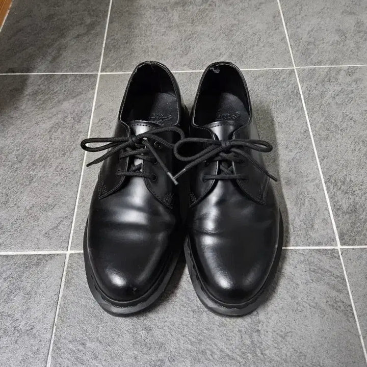 [BUNJANG] Dr. Martens 1461 Mono Black Shoes / 닥터마틴 1461모노 블랙 260