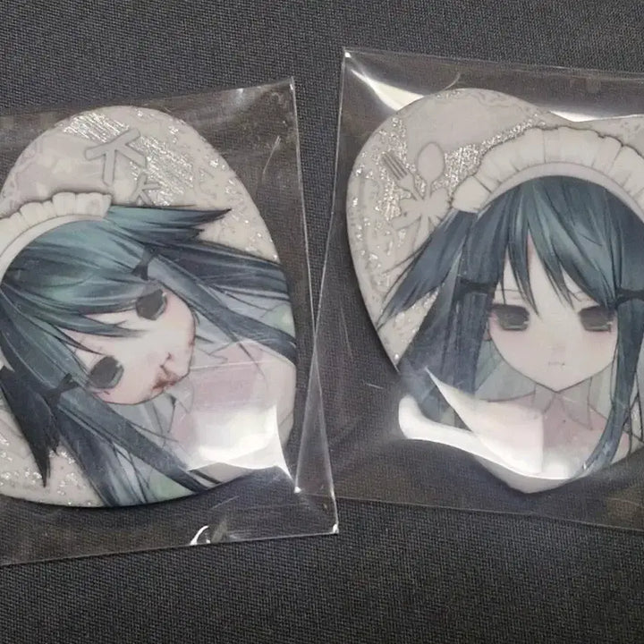 [SOLD OUT] ameovk님 사야의 노래 하트 캔뱃지 2종 판매 미소녀