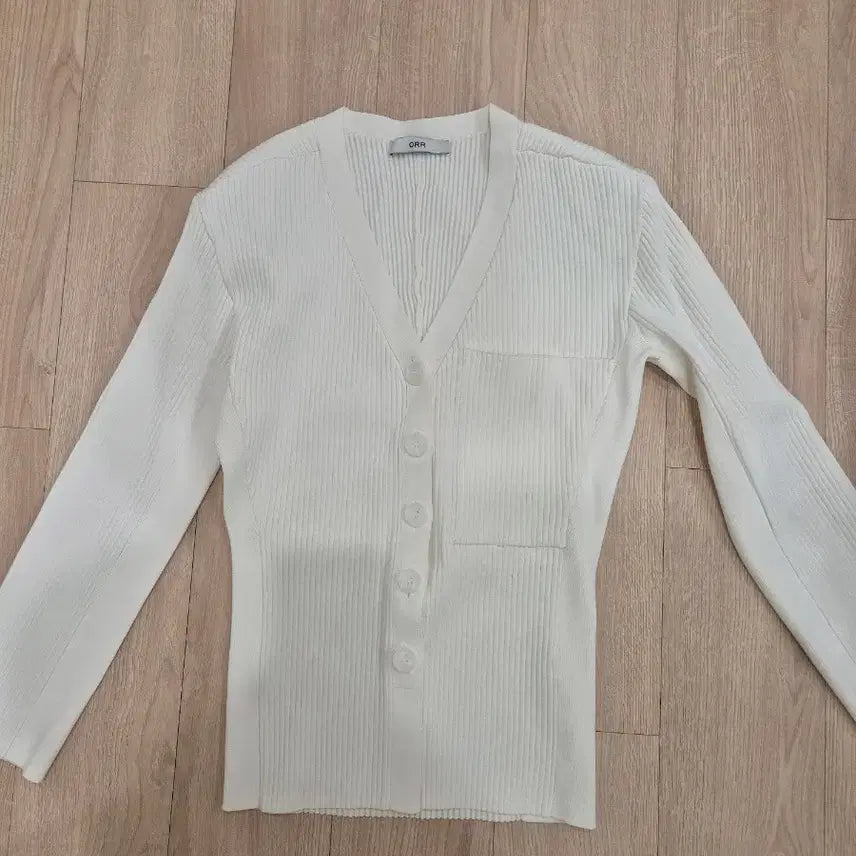 [BUNJANG] Orr Hourglass Knit Cardigan White S / 오르 아워글래스 니트가디건 화이트s(오르 미니백증정)