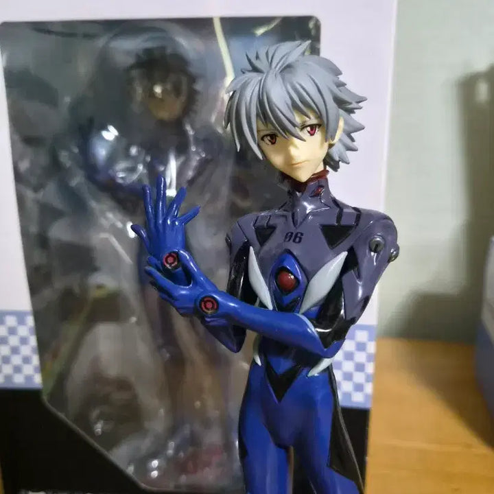 [BUNJANG] Evangelion Nagisa Kaoru Eva Racing Figure (Sealed) / 미개봉) 에반게리온 나기사 카오루 에바레이싱 피규어