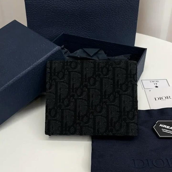[BUNJANG] Dior Oblique Bifold Wallet Black / (새상품급/풀박스) 디올 오블리크 반지갑 블랙