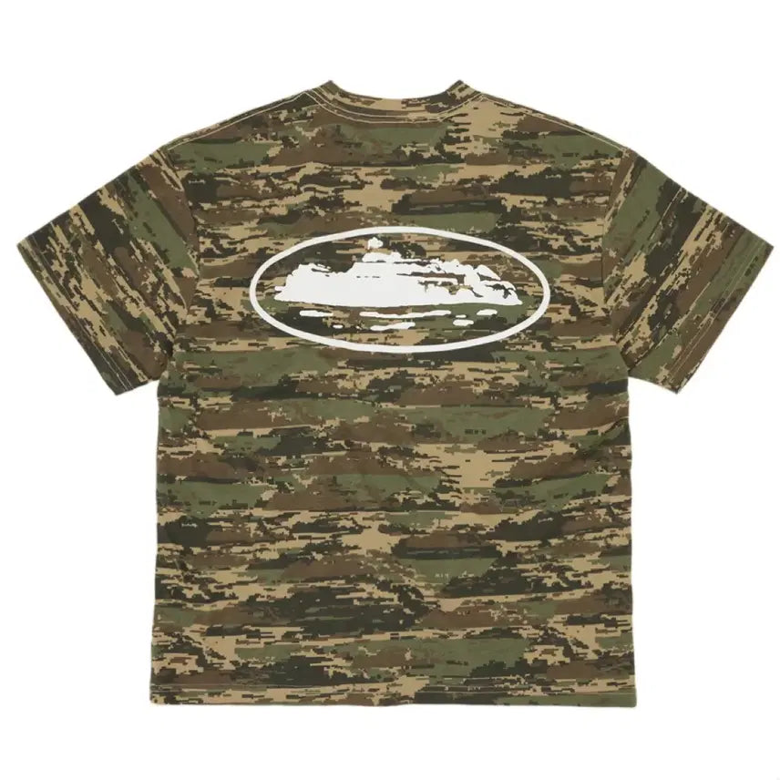 [BUNJANG] CORTES Puff Island Digital Camo T-shirt M / 코르테이즈 퍼프 아일랜드 디지털 카모 반팔 m