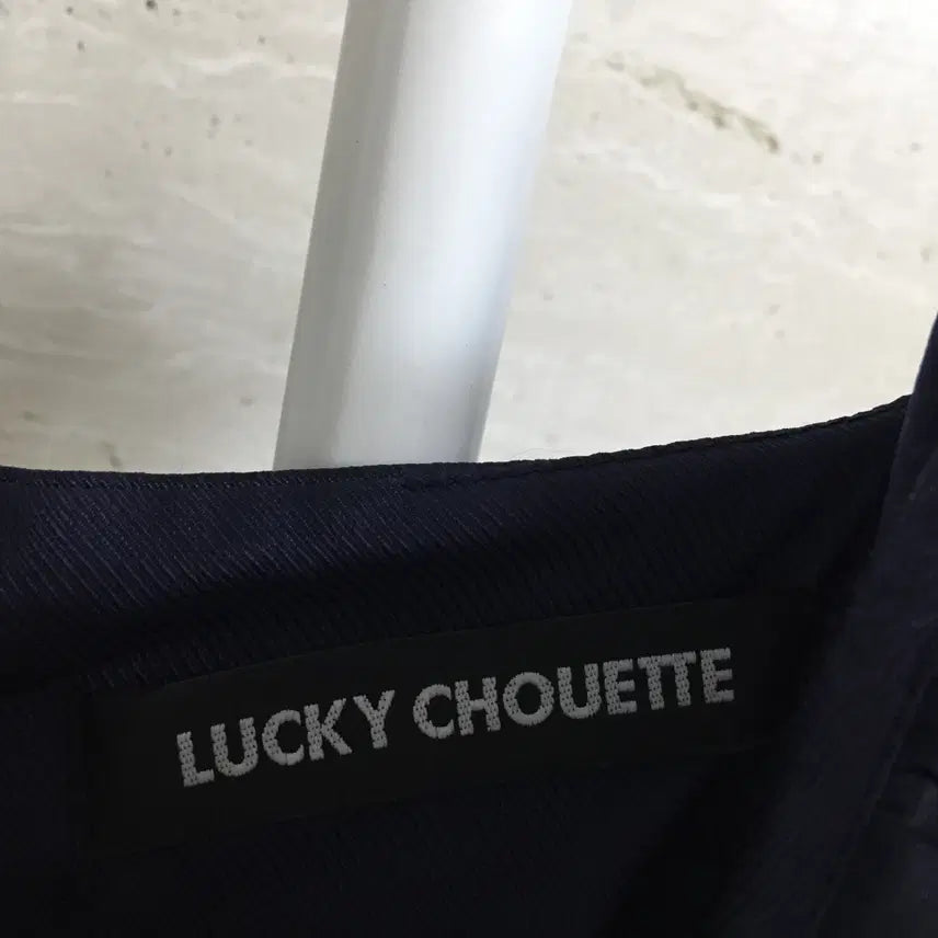 [BUNJANG] Lucky Chouette Satin Pleated Dress / 럭키슈에뜨 새틴 플리츠 원피스 55