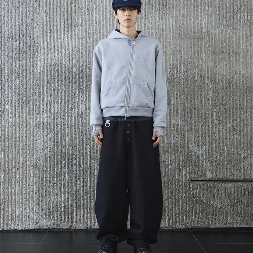 [BUNJANG] Hui Reversible Hooded Zip-up (Size 01) / 휴이 리버시블 후드집업