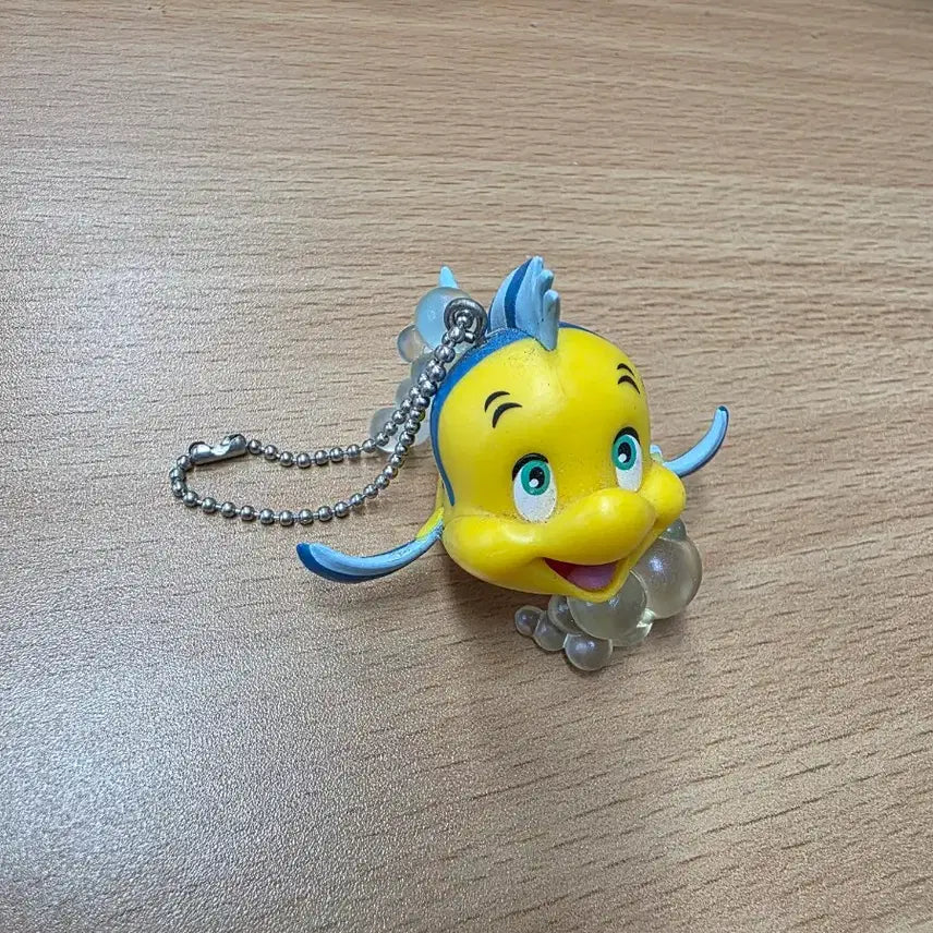 [BUNJANG] The Little Mermaid Flounder Figurine Keychain / 인어공주 플라운더 피규어 키링