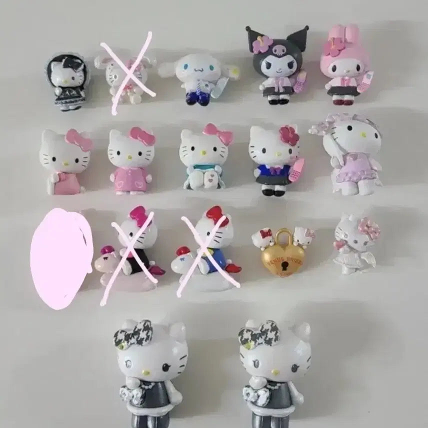 [BUNJANG] Sanrio Characters Figure Set / 키티스타일피규어
