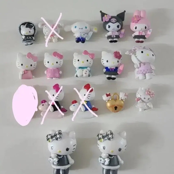 [BUNJANG] Sanrio Characters Figure Set / 키티스타일피규어
