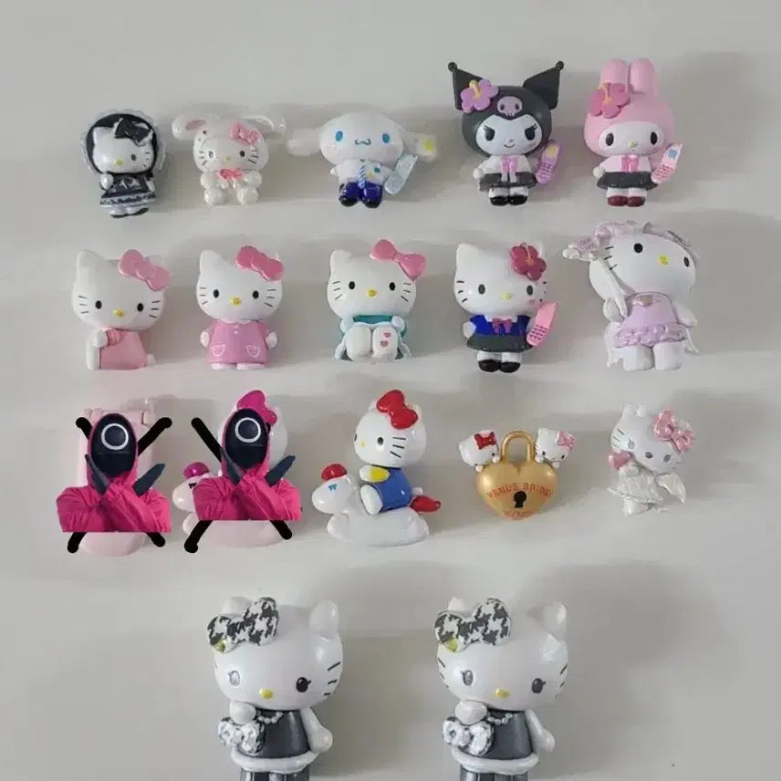 [BUNJANG] Sanrio Characters Figure Set / 키티스타일피규어