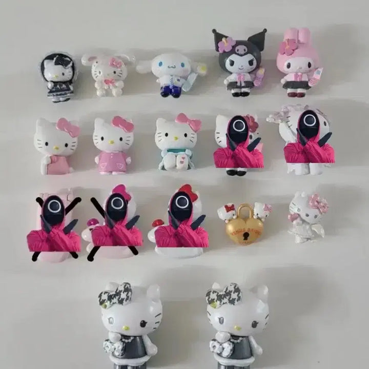 [BUNJANG] Sanrio Characters Figure Set / 키티스타일피규어