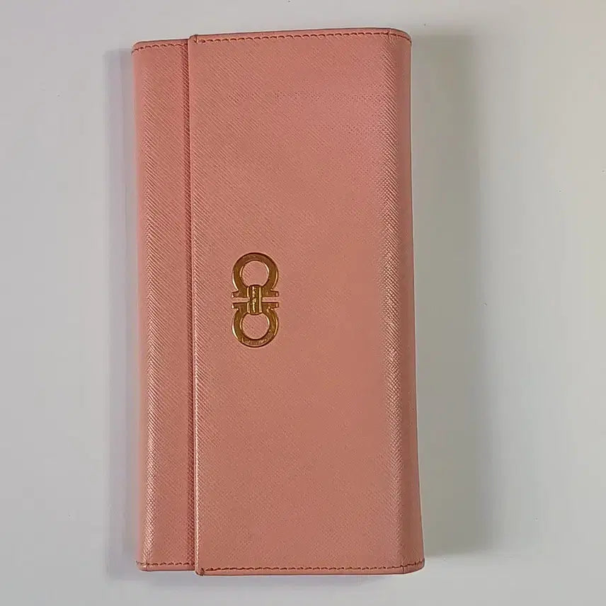 [BUNJANG] Salvatore Ferragamo Pink Long Wallet / (정품) 페라가모 핑크 장지갑