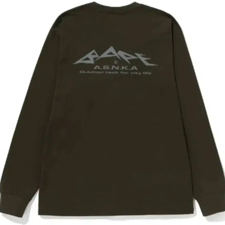 [BUNJANG] BAPE Reflective Print Long Sleeve Olive XXL / 베이프 리플렉티브 프린트 롱슬리브 올리브 XXL