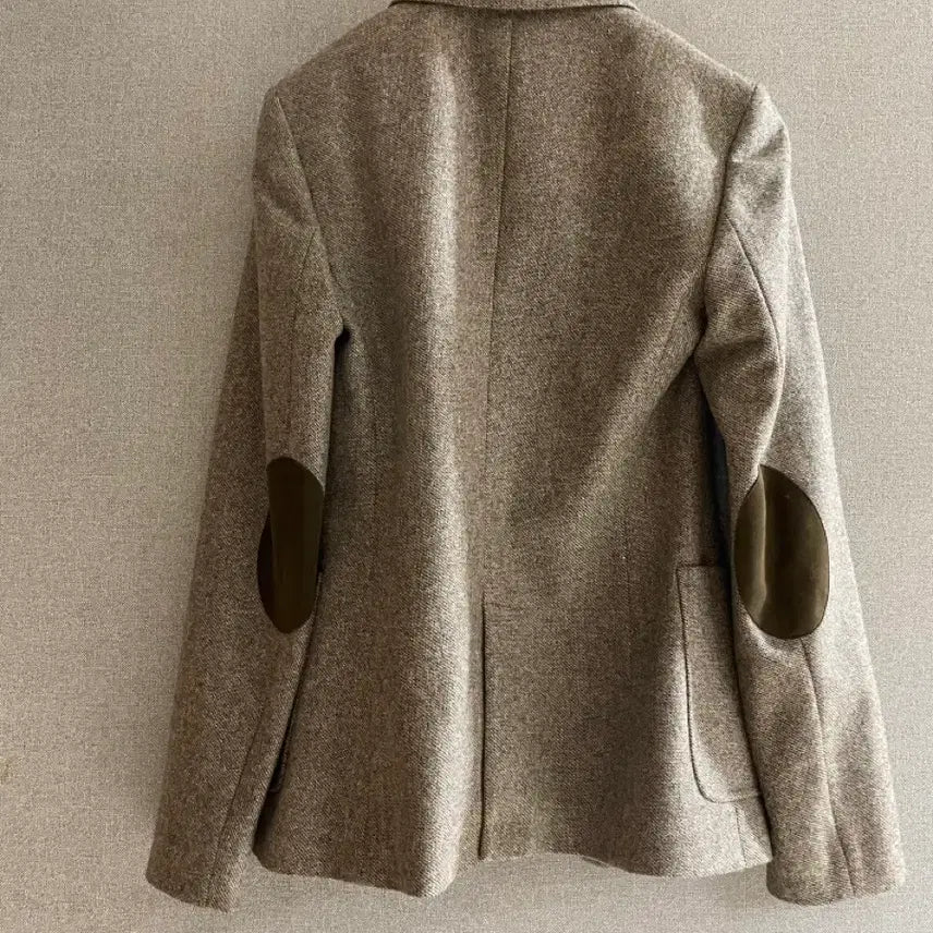 [SOLD OUT] 마시모두띠 여성용 자켓 이탈리안 패브릭 울소재 소매패치 자켓