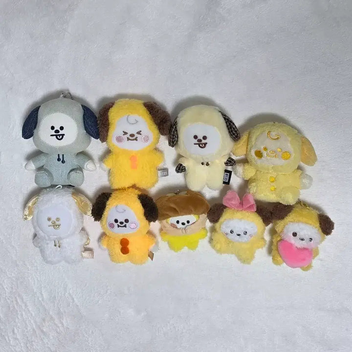[BUNJANG] BT21 Chimmy Plush Doll Bundle Set / 방탄소년단 지민 BT21 chilly 치미 인형 9개 세트