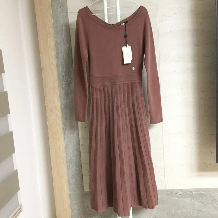 [BUNJANG] DeWL Wool Cashmere Knit Long Dress / (새상품) DeWL 듀엘 울 캐시미어 니트 롱 원피스 55
