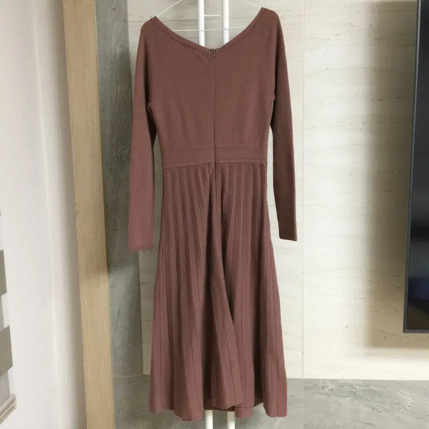 [BUNJANG] DeWL Wool Cashmere Knit Long Dress / (새상품) DeWL 듀엘 울 캐시미어 니트 롱 원피스 55