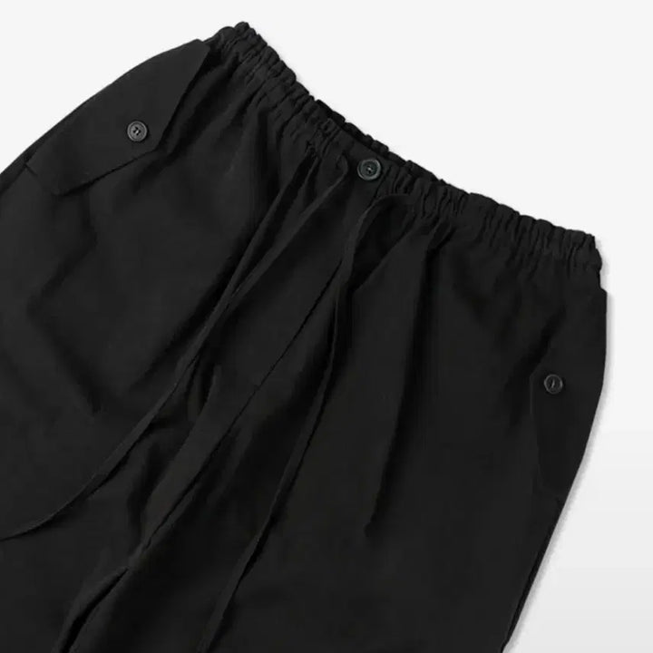 [BUNJANG] Withoutsummer Pocket Work Pants Black / 위드아웃썸머 포켓 워크 팬츠 블랙