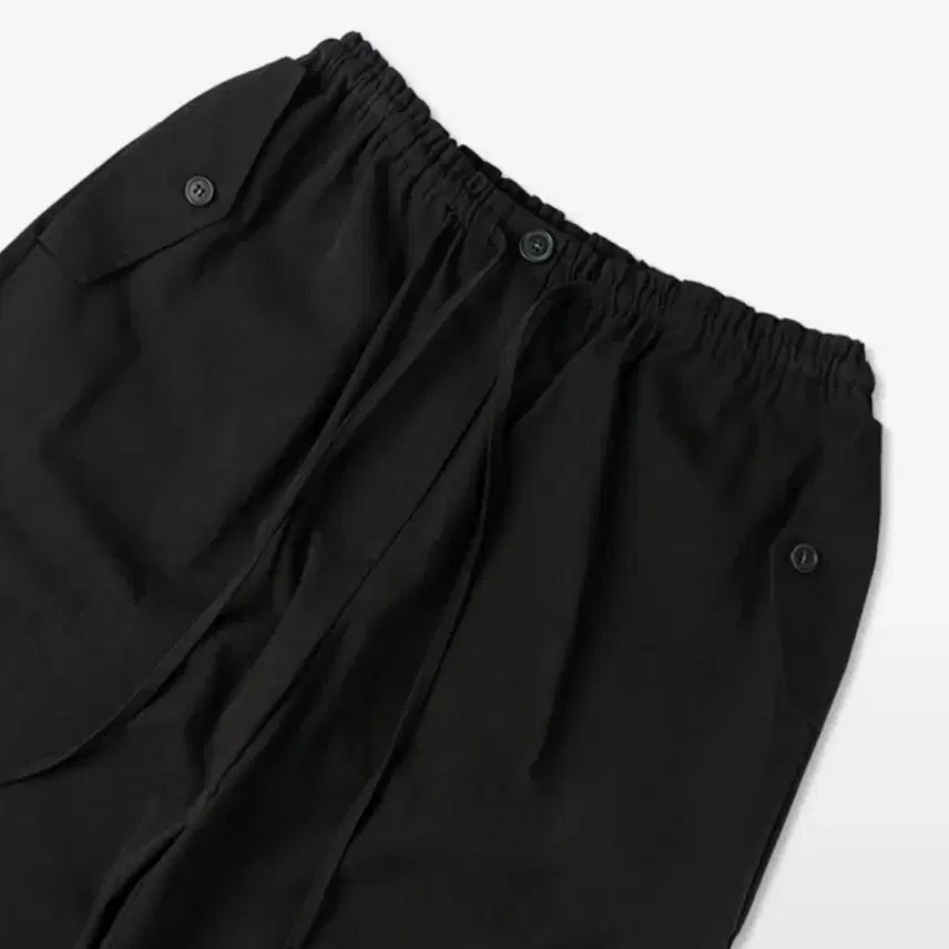 [BUNJANG] Withoutsummer Pocket Work Pants Black / 위드아웃썸머 포켓 워크 팬츠 블랙