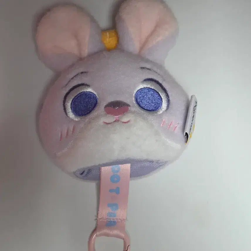 [BUNJANG] Zootopia Judy &amp; Nick Face Coin Purse Plush Keychain Set / 주토피아 주디/닉 얼굴 동전지갑 인형 키링 세트