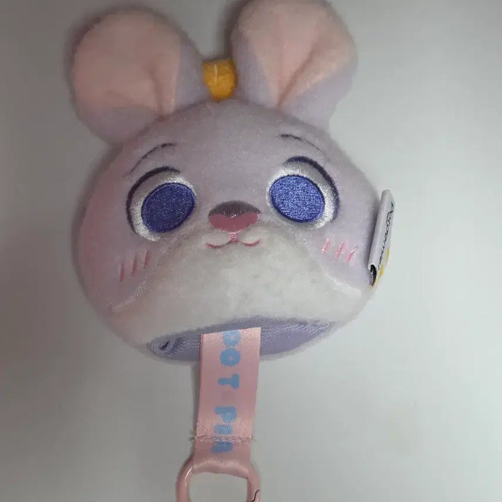 [BUNJANG] Zootopia Judy &amp; Nick Face Coin Purse Plush Keychain Set / 주토피아 주디/닉 얼굴 동전지갑 인형 키링 세트