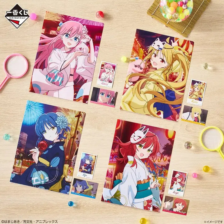 [BUNJANG] Bocchi the Rock Kuji Clear File Bundle Set / 봇치더락 쿠지 클리어파일